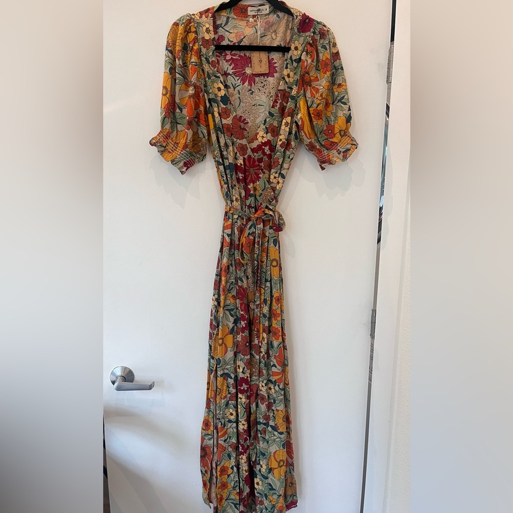 Natural Life Wrap MaxiDress BNWT